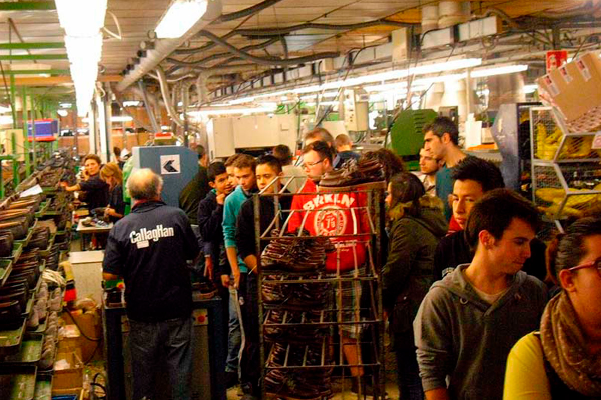 Visita a la empresa Calzados Callaghan