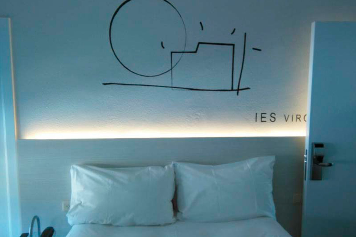 Habitación diseñada por los alumnos del ciclo de grado superior