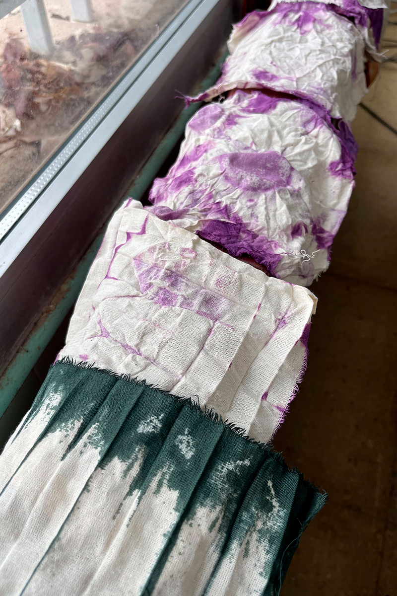 El arte del shibori inspira a nuestro alumnado